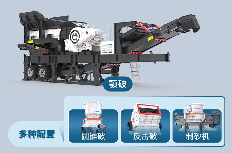 移動碎石破碎機(jī)設(shè)備配置