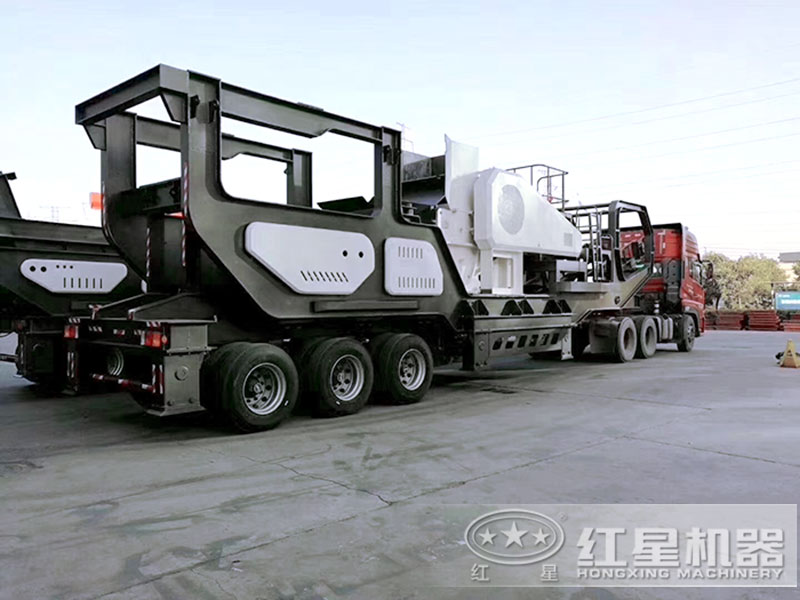 車載移動(dòng)打沙機(jī)車頭牽引下直接開(kāi)走