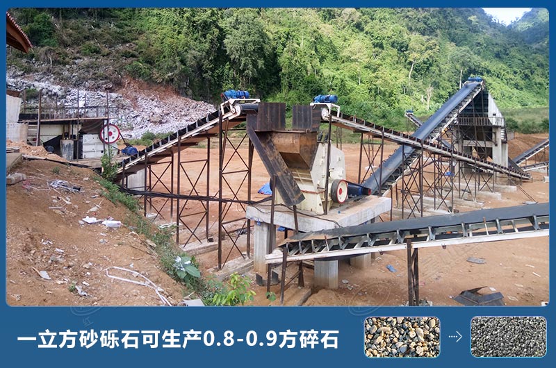 一立方砂礫石可生產(chǎn)多少方碎石？砂礫石破碎機(jī)圖片及價(jià)格