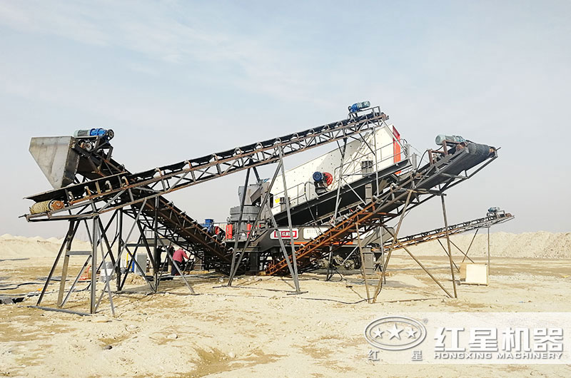 鋼筋混凝土破碎用什么機(jī)器？建筑垃圾移動(dòng)破碎站剛剛好