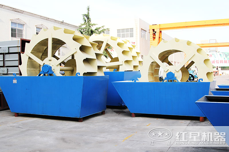 一天能洗3000噸的3020輪斗式洗砂機(jī)，以高產(chǎn)威震四方