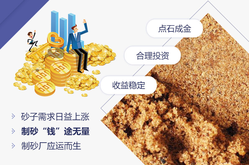 石頭制砂低投資，高收益